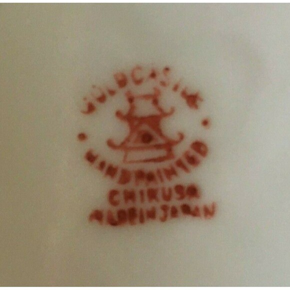 Gold Castle Chikusa Vase Made in Japan Lusterware Hand Painted 7.5” Vintage - Picture 10 of 10